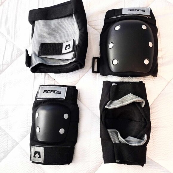 Pro-tec Spade Series Pad Pack: 2 Knee and 2 Elbow Pads - Picture 3 of 3